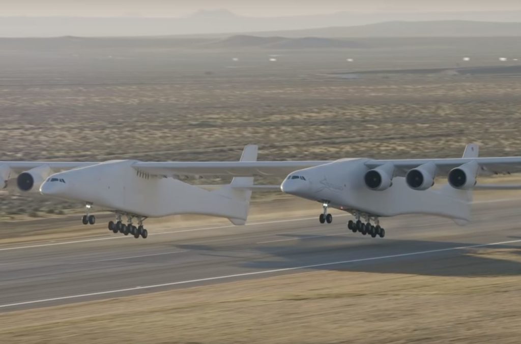 World's Largest Plane, The 'stratolaunch Roc', Makes Its First Flight 