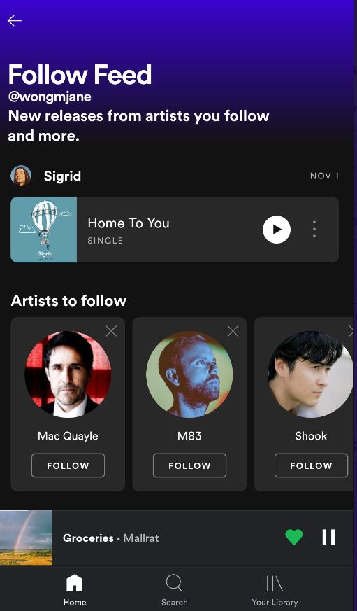 Spotify tests 'Follow Feed' for real-time updates on new releases from ...