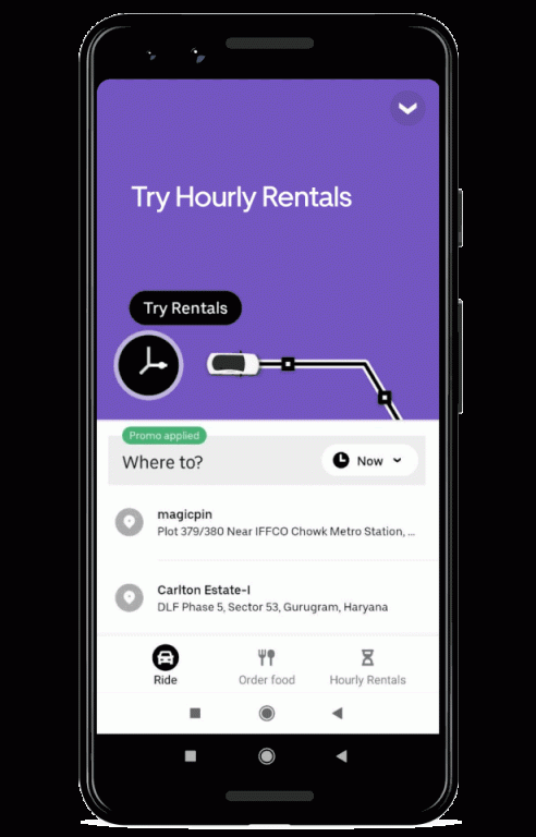 uber-launches-hourly-rentals-in-india-after-a-successful-us-launch