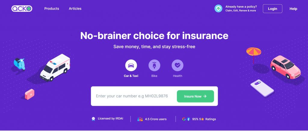 Acko interface