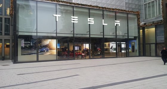 Tesla Showroom in Stuttgart