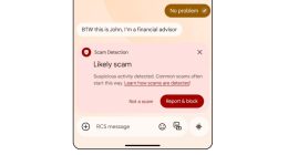 Google scam message detection