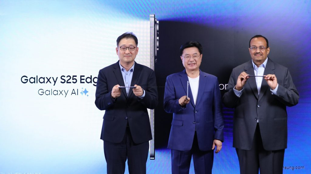Samsung reveals Galaxy S25 Edge, heating up the slim smartphone battle