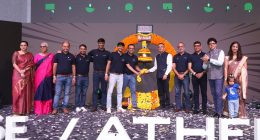 Ather Energy management team at the company's NSE listing in India