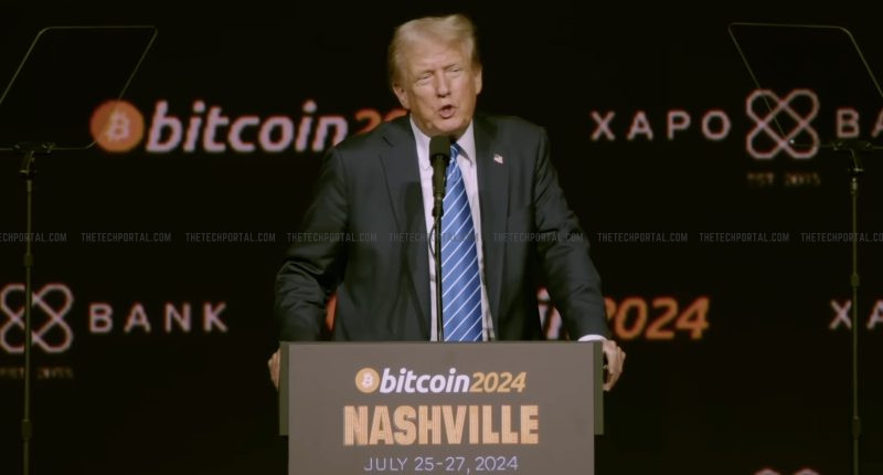 Donald Trump at bitcoin24 summit