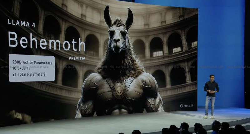 Llama 4 Behemoth at LlamaCon 2025
