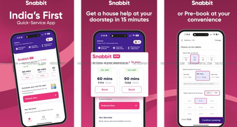 Snabbit Quick home services app