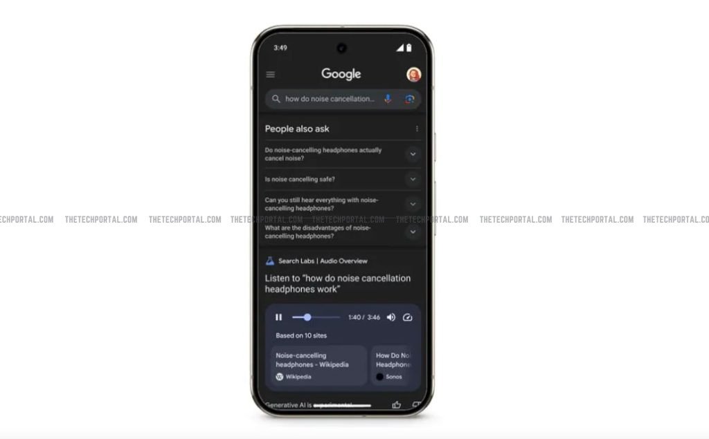 google audio overviews