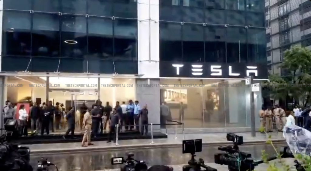 Tesla's first India experience centre, in Mumbai's BKC