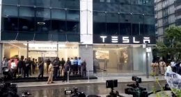 Tesla's first India experience centre, in Mumbai's BKC
