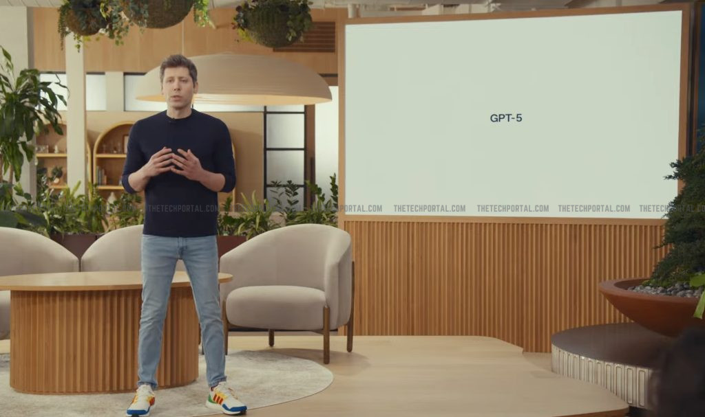 Sam Altman launching GPT-5