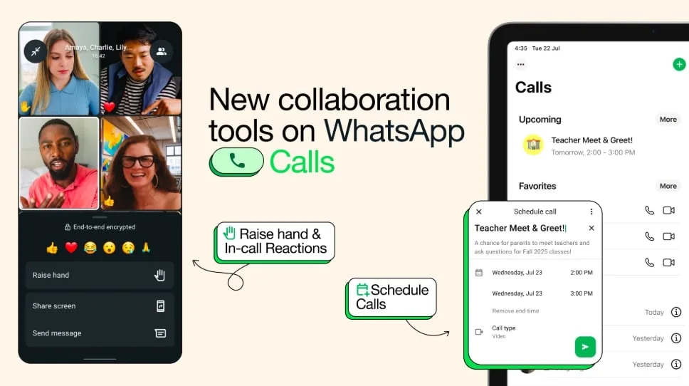 whatsapp calling updates