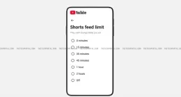 youtube shorts zero-minute option